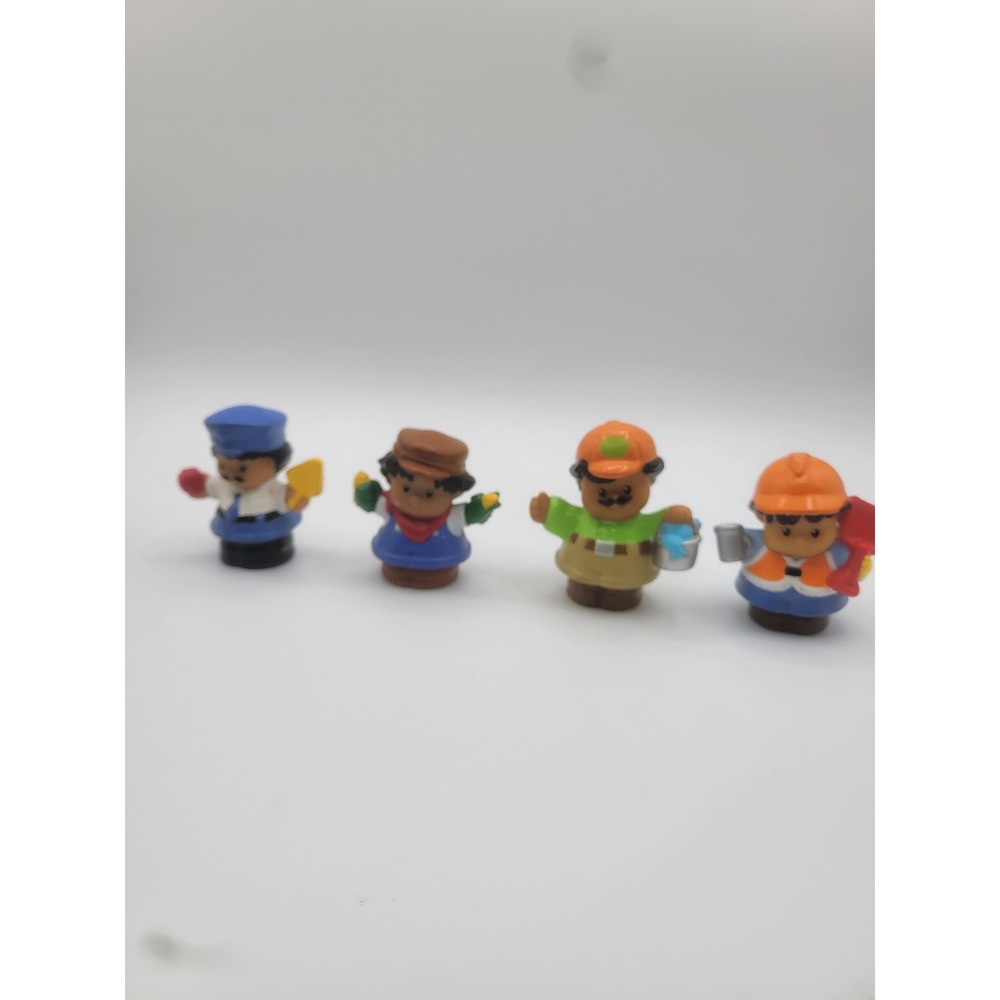 Fisher-Price Little People Community Workers Figures Lot of 4